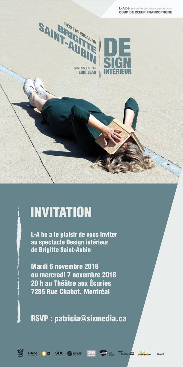 patriciaclavel's tweet photo. C'est la dernière représentation du spectacle de Brigitte Saint-Aubin ce soir @AuxEcuries dans le cadre de @coupdecoeurF. Un spectacle extraordinaire à voir absolument! @MoniqueGiroux @le1518 @LeDevoir @_scorm @thereseparisien @cat_brisson @CathPerrin @cathpep @testacath #CCF18 https://t.co/VJf6VGDoKm