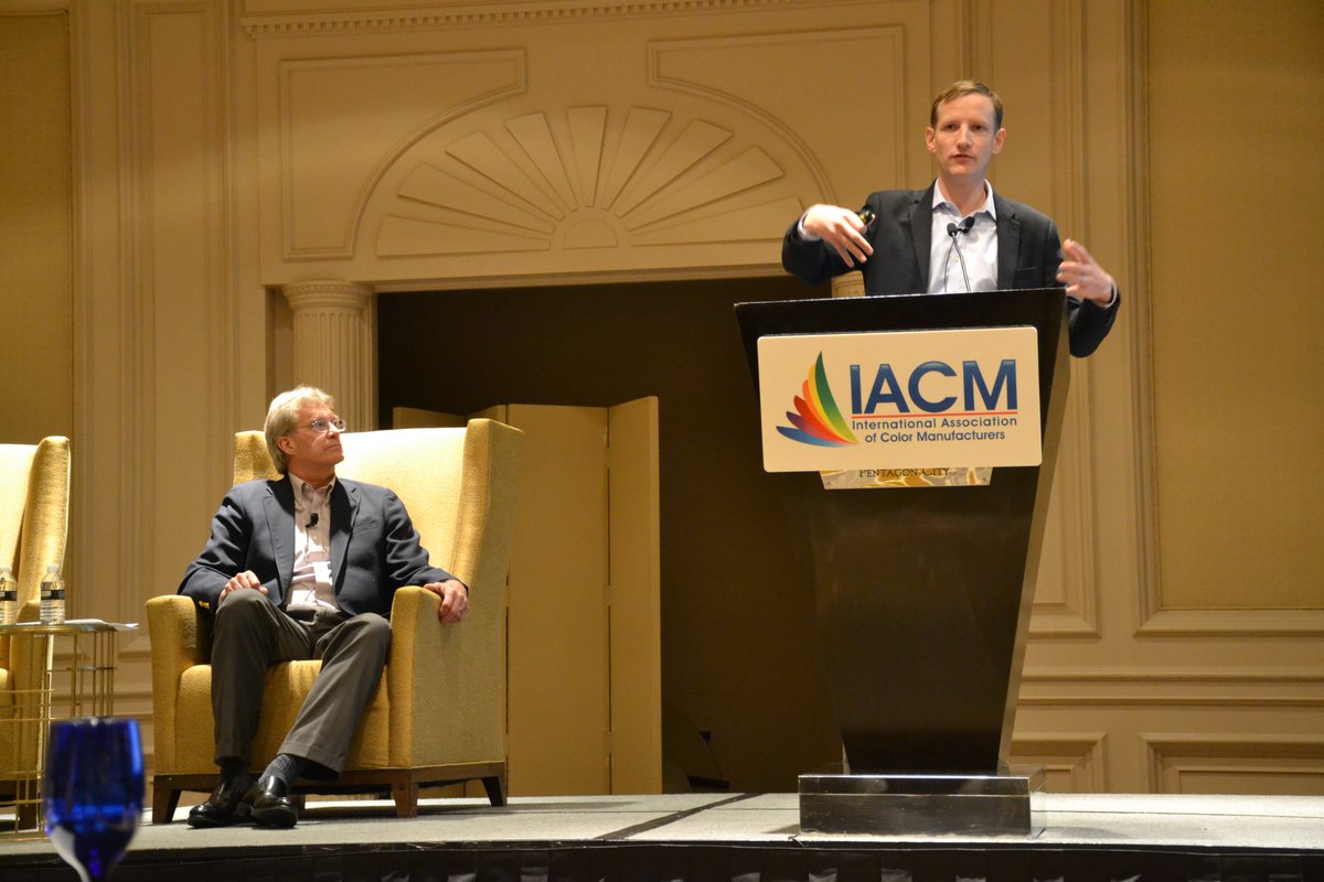 GlobalColorCon's tweet image. David Carpenter (@usdac) of @Chr_HansenColor led the panel discussion this afternoon that featured discussions and presentations by Greg Horn of ADM Nutrition and Brian Finrow of Luman Bioscience!