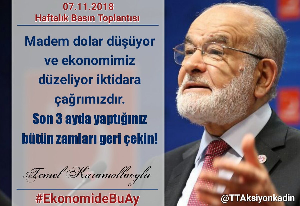 Madem dolar düşüyor ve ekonomimiz düzeliyor iktidara cağrımızdır
Son 3 ayda yaptığınız bütün zamları geri çekin !

#EkonomideBuAy