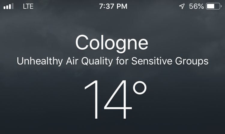 You know that something is wrong when the air conditioning in the train is turned on. In #November 🧐🤷🏻‍♂️

#Weather #climatechange #cologne #germany