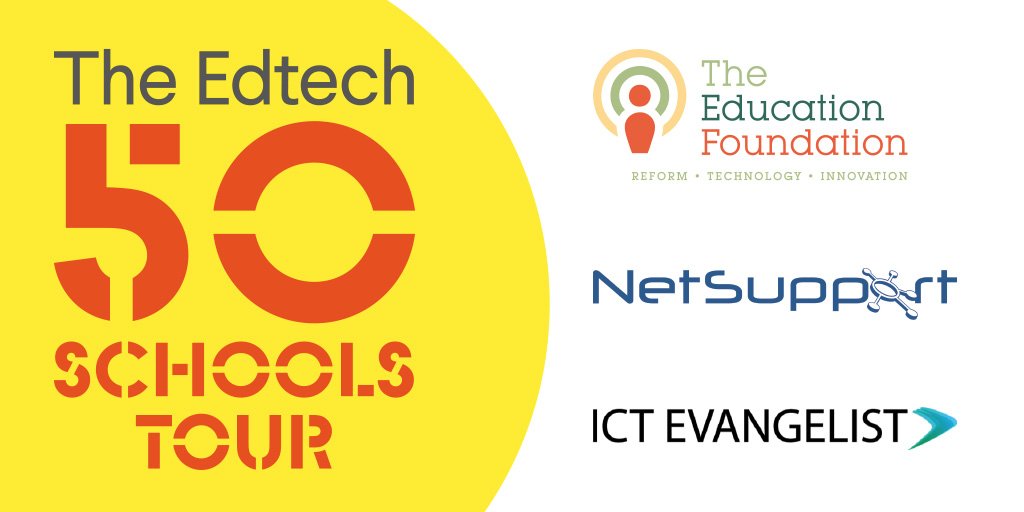 ICTEvangelist's tweet photo. OMG it’s the #Edtech50 Schools Tour! https://t.co/KEkRftcSh2 #edtech #elearning #teachuaechat #edchat #edchatie #AppleEduChat #addcymru #learning cc @ty_goddard @EdtechukHQ @EdnFoundation @NetSupportGroup @EducEndowFoundn https://t.co/d8HK4DOxiS