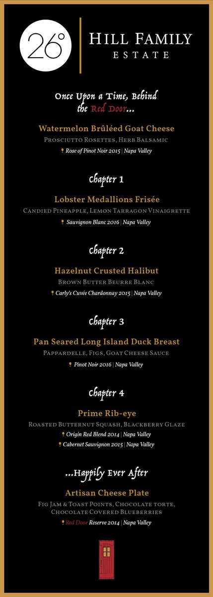 table26palmbch's tweet image. Join us Nov. 9th for an intimate and limited evening at Table 26 Palm Beach for a Wine Dinner w/ Hill Family Estate. Their featured 7 wines, paired w/ Chef Martha Encarnacion's exquisite 5-course dinner will be an unforgettable night! Call 561.855.2660 today - tickets are limited