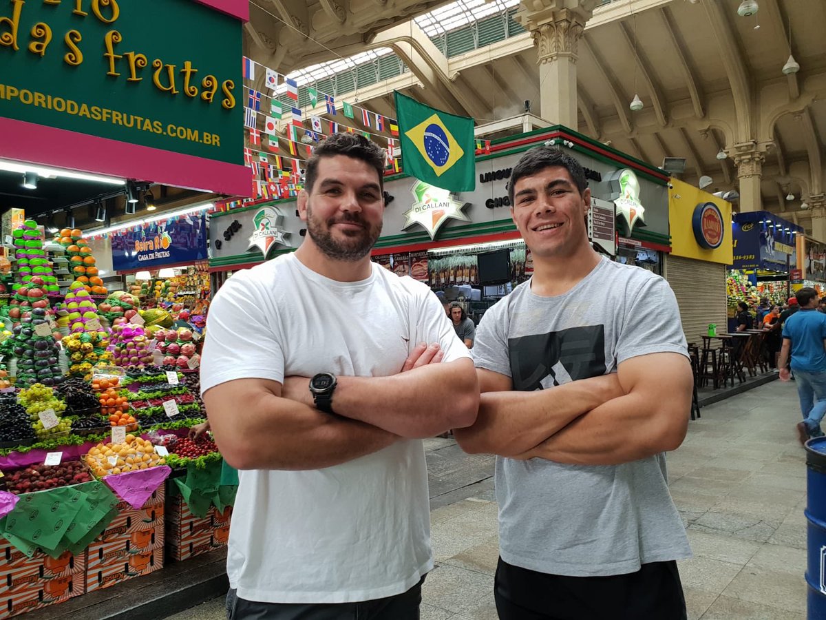AllBlacks's tweet photo. 📸 Hitting the streets in São Paulo.

🏉 The Māori All Blacks take on Brazil at 10am Sunday NZT. 🇧🇷🇳🇿 https://t.co/TgfEp1mpip