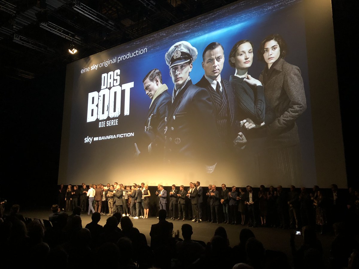 Yesterday was the world premiere of #DasBoot series by @SkySerien, @BavariaFiction &amp; @DiscoverSonar. The 30 mio dollar TV production has been sold to 100 countries so far! We're so excited about the series and our VR experience of <a href="/DasBootGame/">Das Boot</a> coming to <a href="/HOLOGATE/">HOLOGATE</a> soon! #DasBootVR