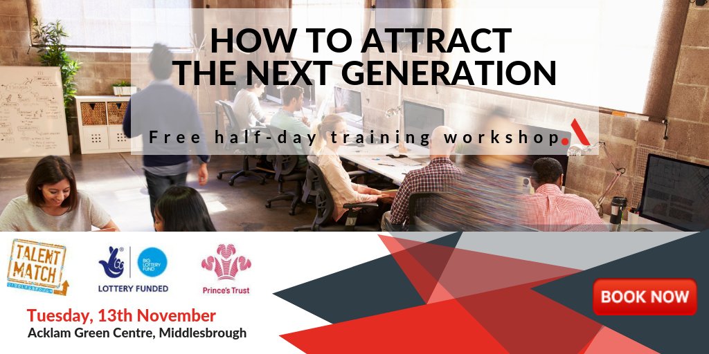 AGeneration_CIC's tweet image. #Teestime We have a FREE half-day training workshop aimed at HR, Marketing and Senior leaders who want to know what it takes to attract the next generation &amp;amp; become an employer of choice buff.ly/2CEhBbM