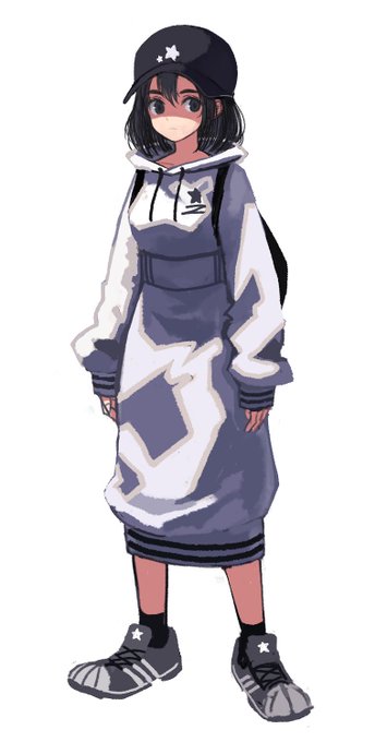 「white hoodie」 illustration images(Oldest｜RT&Fav:50)