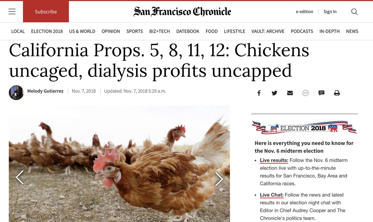 _pem_pem's tweet photo. california liberalism for you: people overwhelmingly vote to improve the housing conditions of chickens, overwhelmingly vote to keep the housing conditions of poor people bad https://t.co/zIlJsFyGdc https://t.co/dDKDOtkVnD