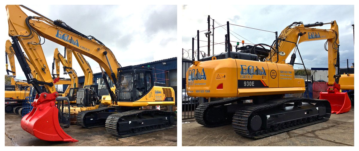 LiuGongUK's tweet photo. EC1A Group’s sign writing looking awesome on their newly purchased Liugong 930E!
Visit https://t.co/QaprDNCFus for all stock
#CPMS #Construction #Excavator #Liugong #Yellowdigger #Plantsales #Crawlerexcavator #EC1AGroup #Ecofriendly #Signwriting #Branding https://t.co/MDUOKQoimm