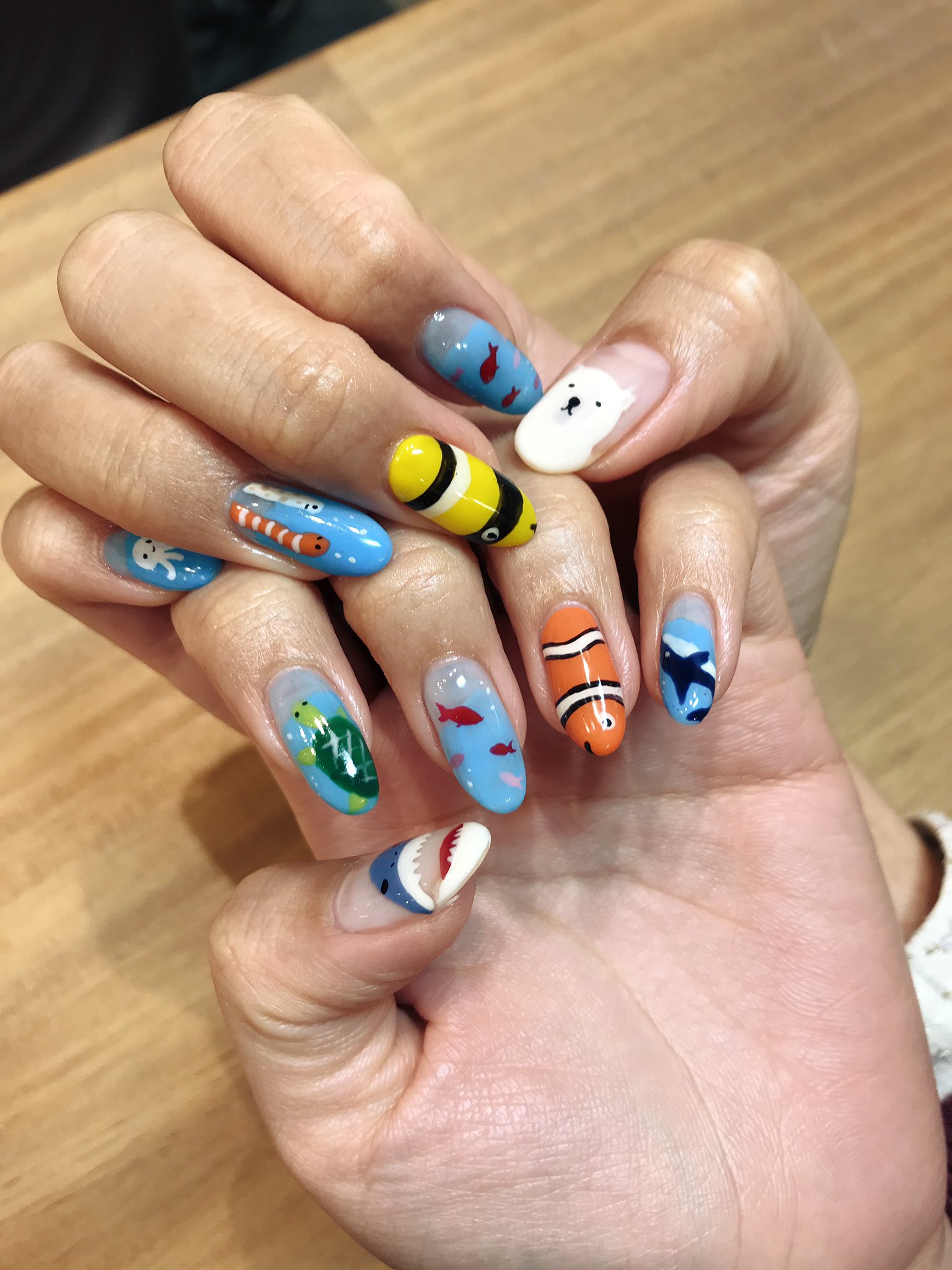 水族館ネイル Twitter Search Twitter