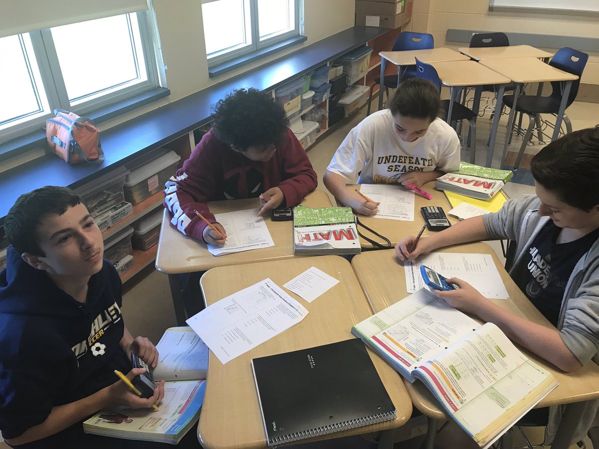 RaganMath's tweet image. Students are working hard preparing for their end of quarter assessment!