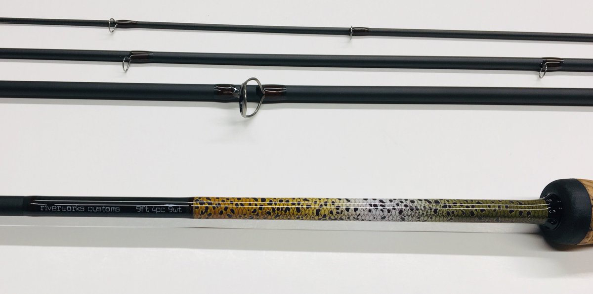 RiverworksRodCo's tweet image. Brown Trout Theme on a 9' 9WT FT Blank going to a customer in Arkansas.. Battle ready to sling some big flies.. 
#flyfishing #riverworksflyrods #flyrods #customflyrods #noogamade #trout #troutfishing
riverworksflyrods.com