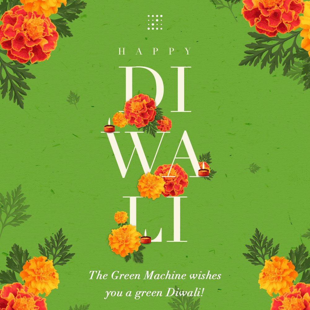 Here's to a bolder and brighter Diwali, everyone! 💚💚
#GreenDiwali #TheGreenMachine