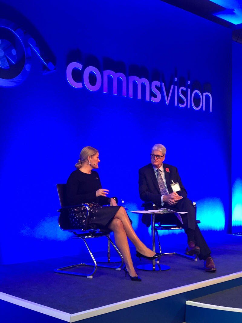ajtempest's tweet photo. Delighted to be keynote speaker today driving the digital Britain agenda, thanks for a great discussion @NigelSergent @commsvision @BTGroup @Gleneagleshotel #commsvision2018 https://t.co/o5y4oy8jiI