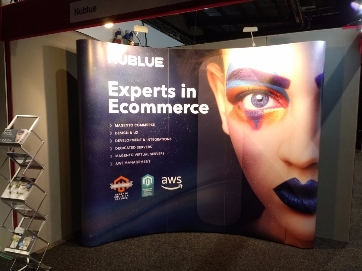 Nublue's tweet photo. Dont forget you can still find us at stand 136 at #eCSN18 in #Manchester today to talk all things #Magento #ecommerce #webdevelopment or #hosting https://t.co/JsAqFSsNGp