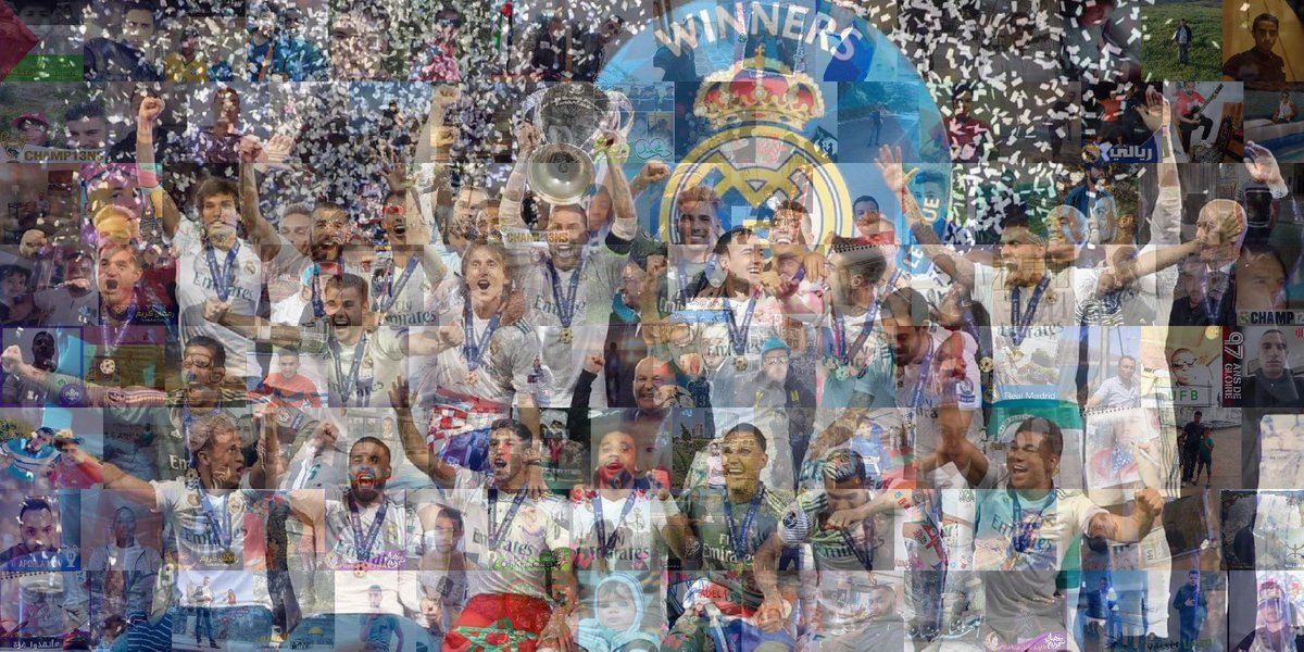 MozaicME's tweet photo. ال 22,000 + من معجبي ريال مدريد على mozaicme يتمنون لفريقهم فوز رائع ⚽😳 (@ChampionsLeague) الليلة باستخدام mozaics تم انشاؤها بواسطة صورهم الشخصية: https://t.co/TnGj3PtQJ0
n
#هلا_مدريد | #RMUCL | #RMLiga | #HalaMadrid | #LaFabrica | #RMCity | #RMFanas https://t.co/MeVsAowLWM
