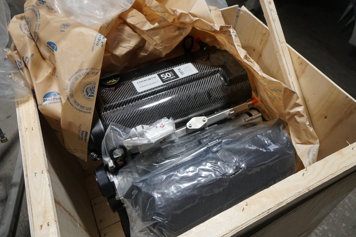 retropowercars's tweet photo. You know what they say about the best things coming in small packages? Well we think that's nonsense, certainly when applied to the Cosworth built crate engine we've just had delivered for @PlanetGMD's Mk1 Escort #retropower #retropowercars #mk1escort #murraymk1 #cosworth https://t.co/N0F2D2bApP