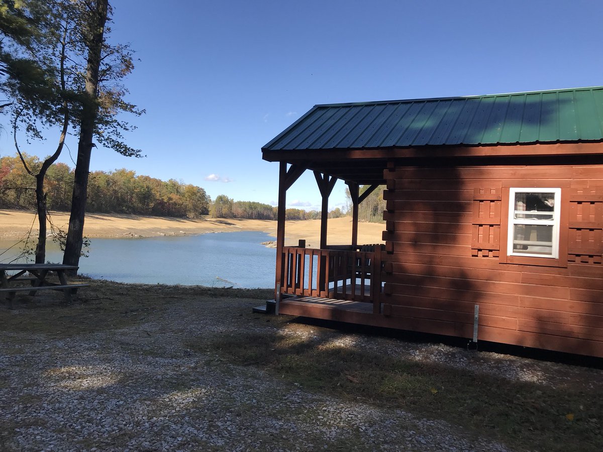 Heated cabins open all year at Greene-Sullivan State Forest.  The ‘fishing forest’.