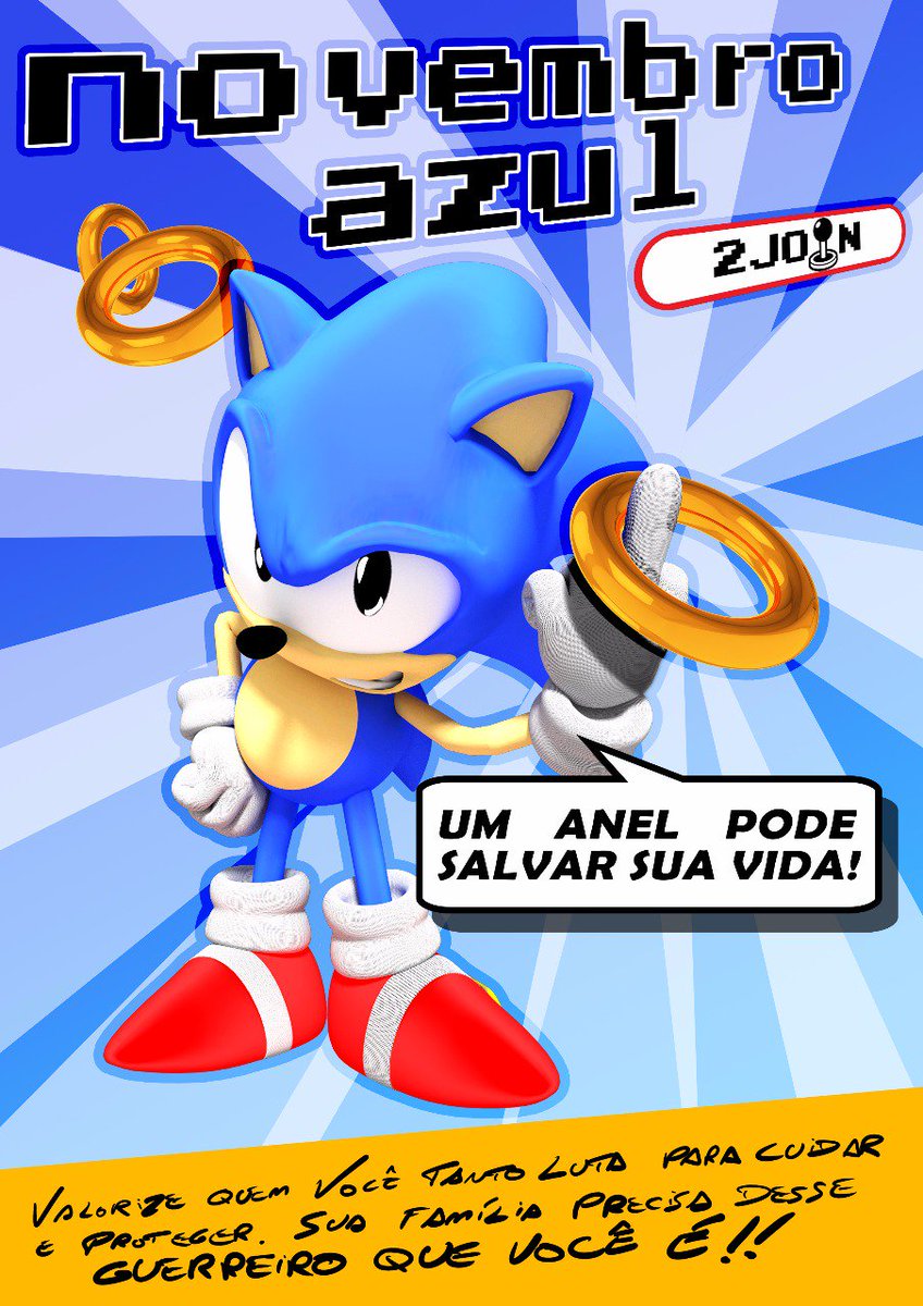 Visio2join's tweet photo. #NovembroAzul #SonicTheHedgehog #SONIC #2join https://t.co/1zonMauyTA