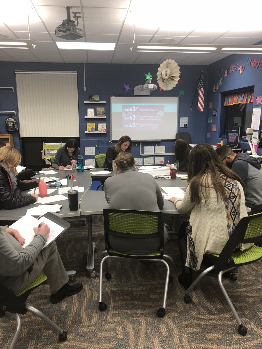 MrsHeld_TU's tweet photo. Our Blue Pillar team working on the inquiry process while doing the 3 Why’s thinking routine!#oneTroy #TroyUnionCulTUre https://t.co/9MXyiBxVEM
