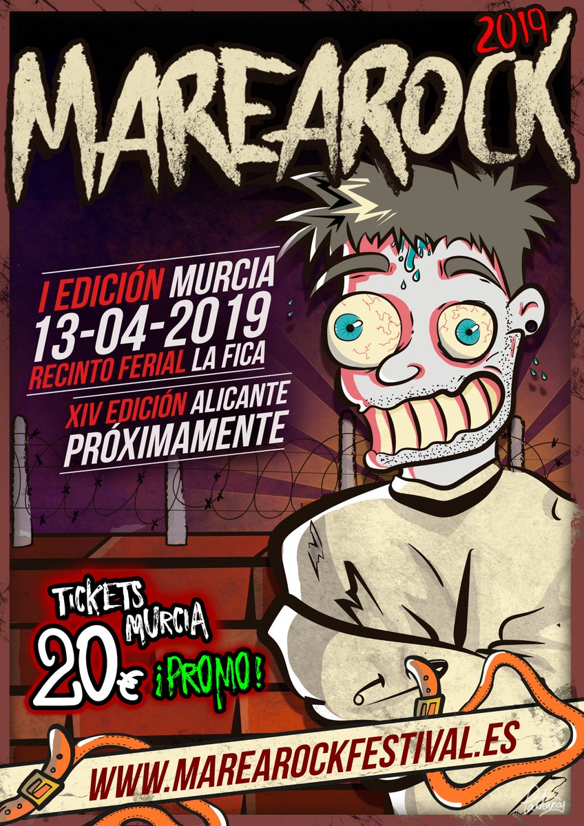 marearockfest's tweet photo. 🔥 ¡¡ARRANCA EL MAREAROCK 2019!! ¡¡Y será por partida doble!! 🤤 

Tenemos una grata sorpresa, ¡vamos a tener Marearock Festival por partida doble! Una primera edición en #Murcia el mes de #Abril y la décimo cuarta edición en #Alicante a lo largo de 2019. https://t.co/MH3NnlBIbm https://t.co/hpowM5RPsP