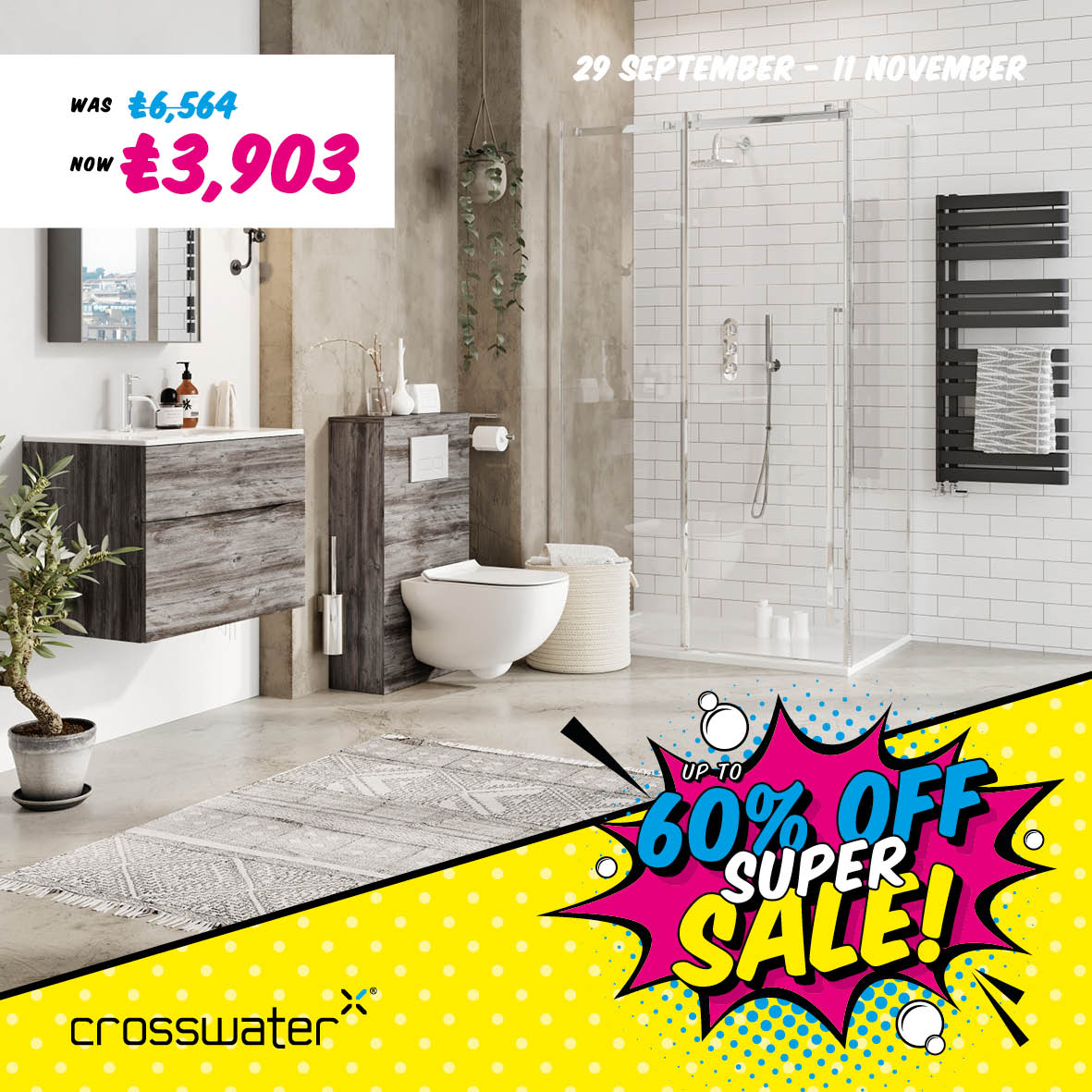 LBK'S Crosswater #SuperSale !!

Ends on 11th November 2018

Up to 60% off #Crosswater #Bathroom Products #Cheltenham #Tewkesbury #Cotswolds #WDYT 

Call us on 01242 262606 to book an appointment with one of our design experts.

lbkonline.co.uk