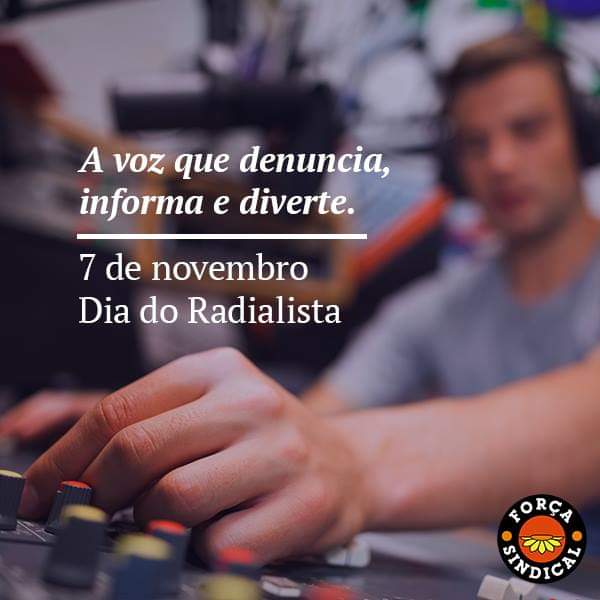 ForcaSindicalRS's tweet photo. Parabéns a todos os radialistas pelo seu dia! https://t.co/2kTgSP8HLy