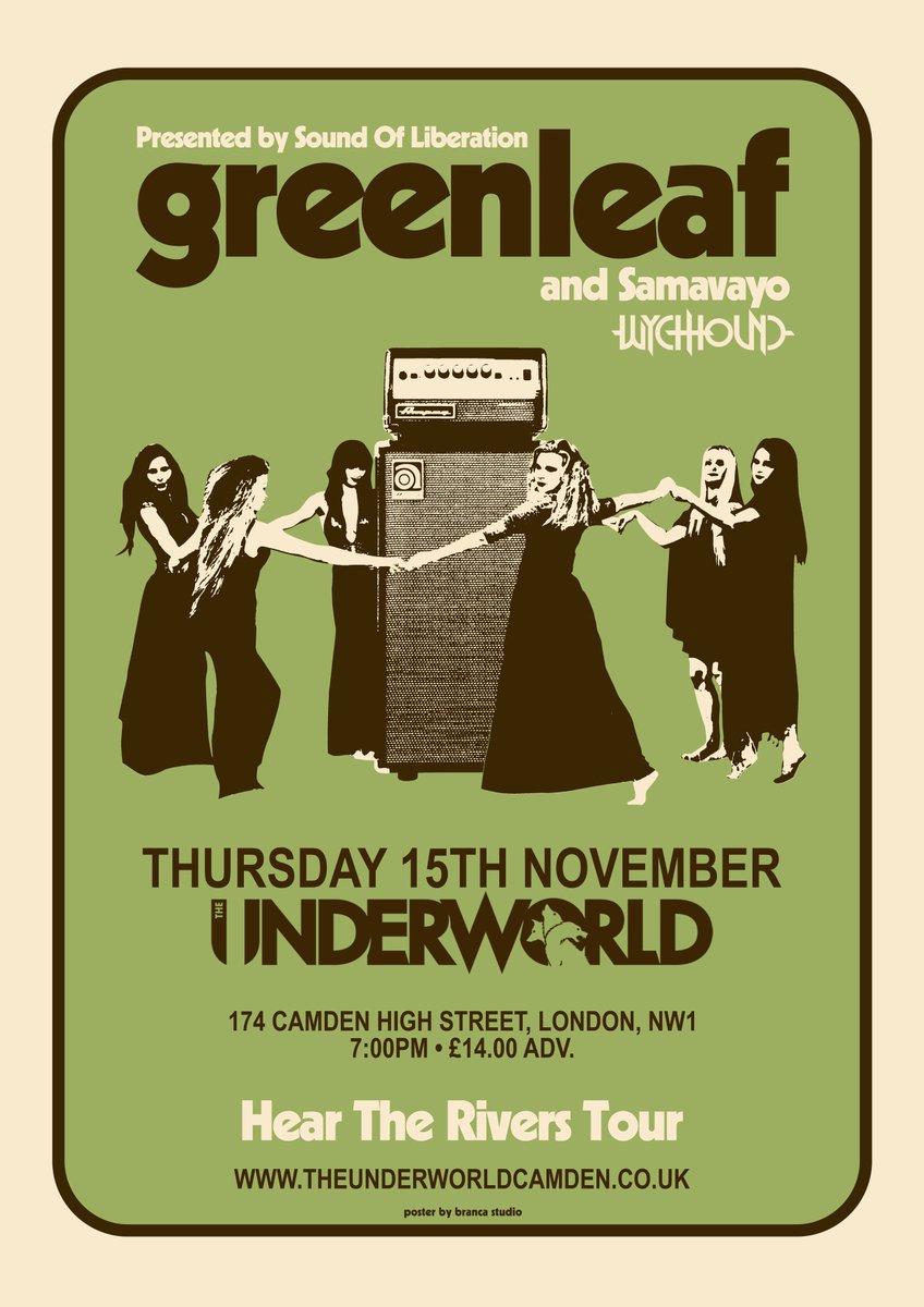 TheUnderworld's tweet photo. CLOSING IN! 🔥 #Stoner #Rock @Greenleaf_Music @Samavayo @Wychhound w/ @DesertFest - 15 Nov - https://t.co/SU6lWcpEiX - Event: https://t.co/ipAX88HL6X https://t.co/C3N01RoFd0