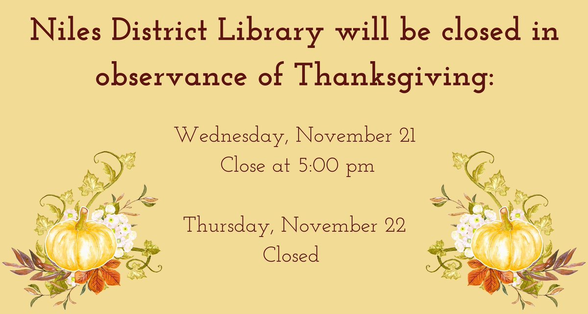 Niles District Lib. tweet media