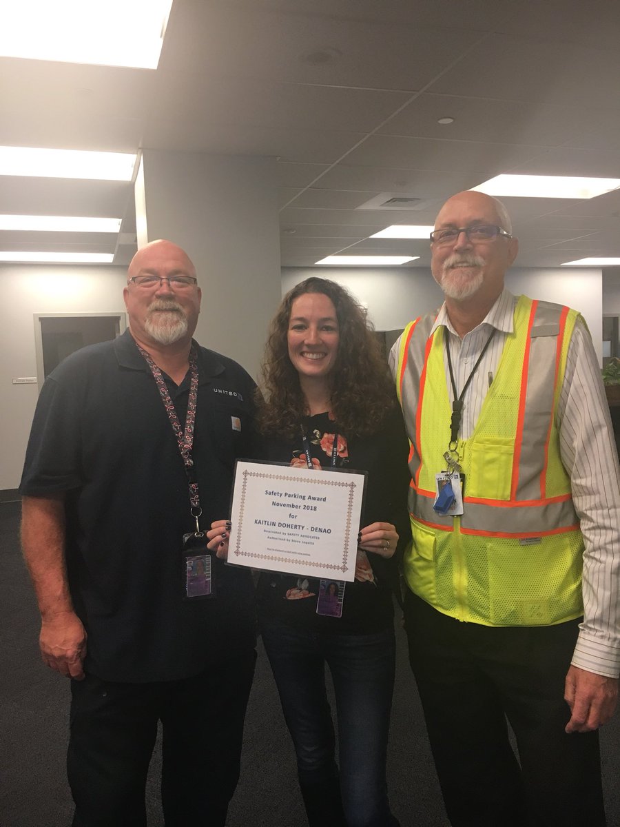 Kaitlin Doherty (@kdatunited) on Twitter photo Thank you DEN Safety Advocates for the kind recognition of the safety parking spot award! I appreciate all you do to make DEN a safe work environment, and it is my pleasure to partner with each of you!! #core4 #safetyfirst <a href="/weareunited/">We Are United</a> <a href="/krasovecfrank1/">Frank Krasovec</a> <a href="/HenryatUnited/">Henry Bird</a> Thank you DEN Safety Advocates for the kind recognition of the safety parking spot award! I appreciate all you do to make DEN a safe work environment, and it is my pleasure to partner with each of you!! #core4 #safetyfirst <a href="/weareunited/">We Are United</a> <a href="/krasovecfrank1/">Frank Krasovec</a> <a href="/HenryatUnited/">Henry Bird</a>