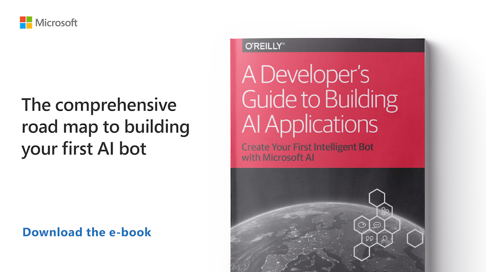Microsoft Developer (@msdev) on Twitter photo Dive into the tools, infrastructure, and services of the Microsoft #AI Platform, and create your own powerful, intelligent apps. Read the eBook: msft.social/jriL7L Dive into the tools, infrastructure, and services of the Microsoft #AI Platform, and create your own powerful, intelligent apps. Read the eBook: msft.social/jriL7L