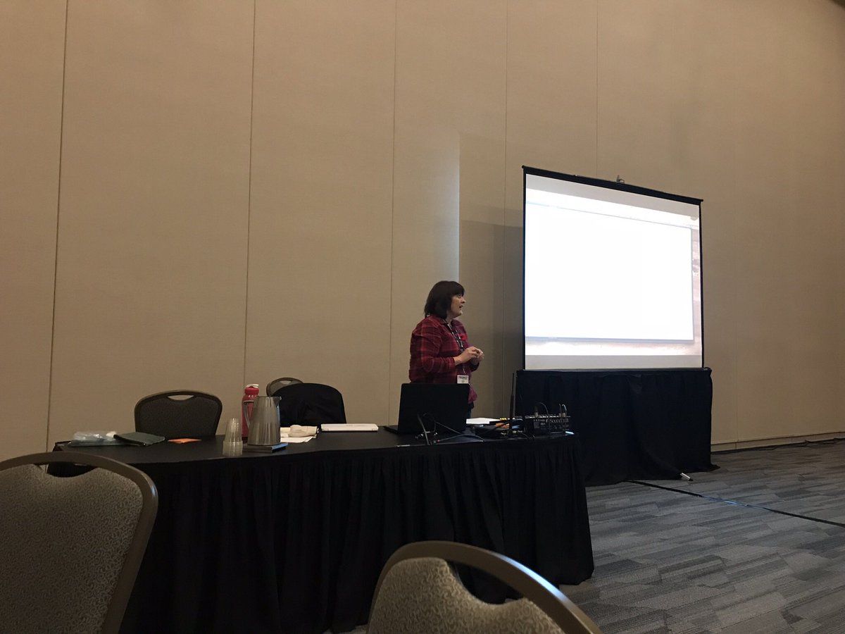 SBoisvenue4's tweet photo. I’m loving the “Organized Chaos” that @JulieMReay is presenting at BIT! #librarytechsrock #BIT18 https://t.co/YQRnziGoZM