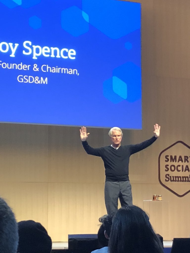 ckasinger's tweet image. Mad props for @royspence and his presentation today. “The only thing we all have in common is that we are all different. Where your talents and the needs of the world intersect - that’s your purpose.” My heart is full today. #SmartSocialSummit