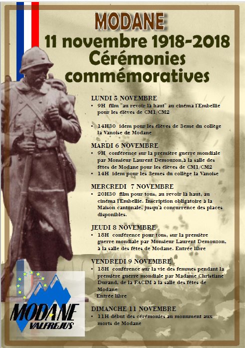 GuidesPSMB's tweet photo. [#Conférence] J08/11/18 #LaurentDemouzon, #GuidePSMB et #écrivain spécialiste des #troupesdemontagne "La #GrandeGuerre" #1WW 
Dans le cadre du programme des cérémonies commémoratives du #11Novembre https://t.co/k3XMN6YzVt
#histoiredesavoie #patrimoinesavoyard #maurienne https://t.co/HU1ahL4thx