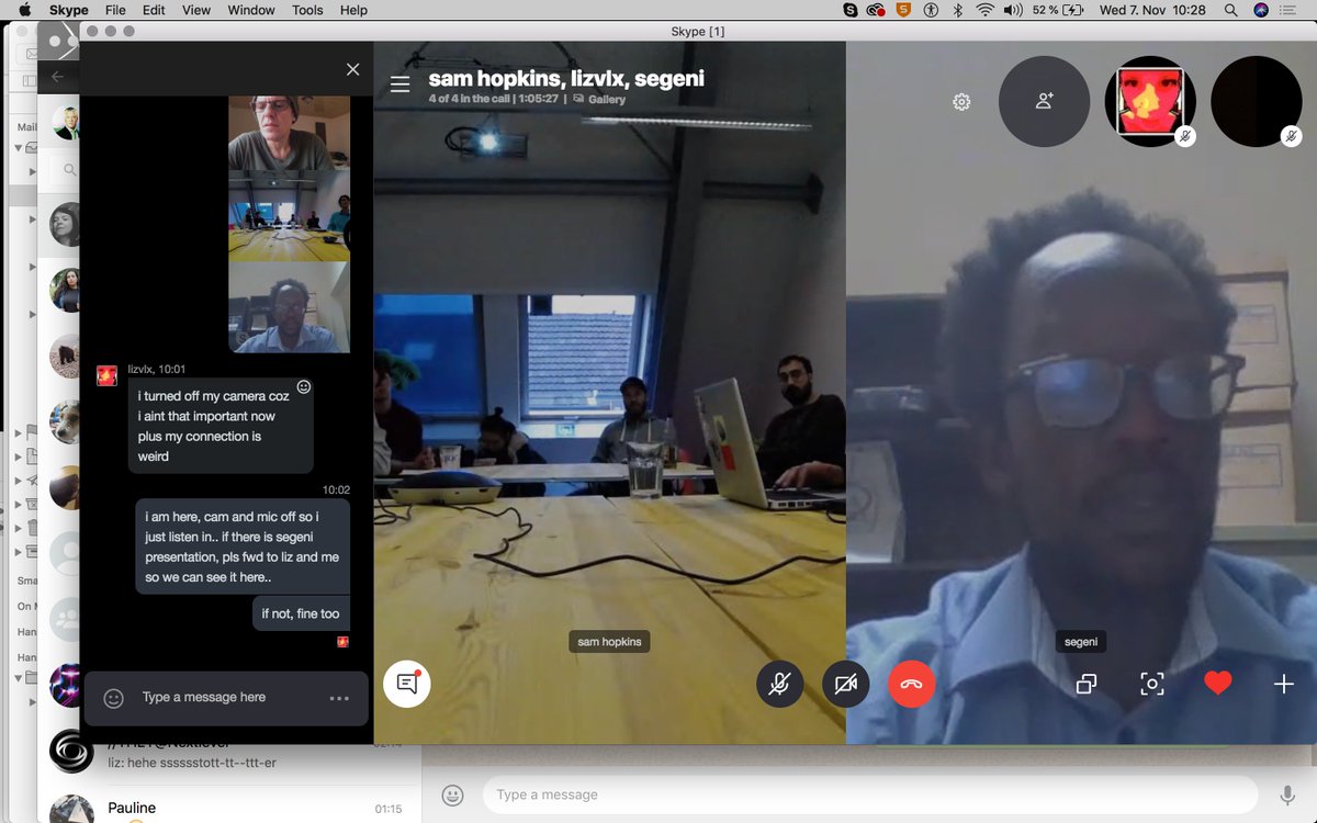 luziusbernhard's tweet image. Seminar @khmkoeln - 'Get Rich or Die Tryin' about silicon savannah in nairobi w live presentation from Segeni Ng'ethe from kenya, sam hopkins in cologne and @lizvlx and @UBERMORGEN_COM from vienna and bogota respectively #Netze #remote #microloans #mpesa #tukomacho