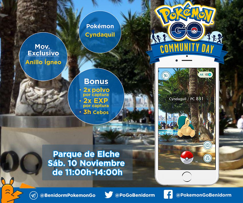 Pin by Pokémon GO Benidorm on Eventos