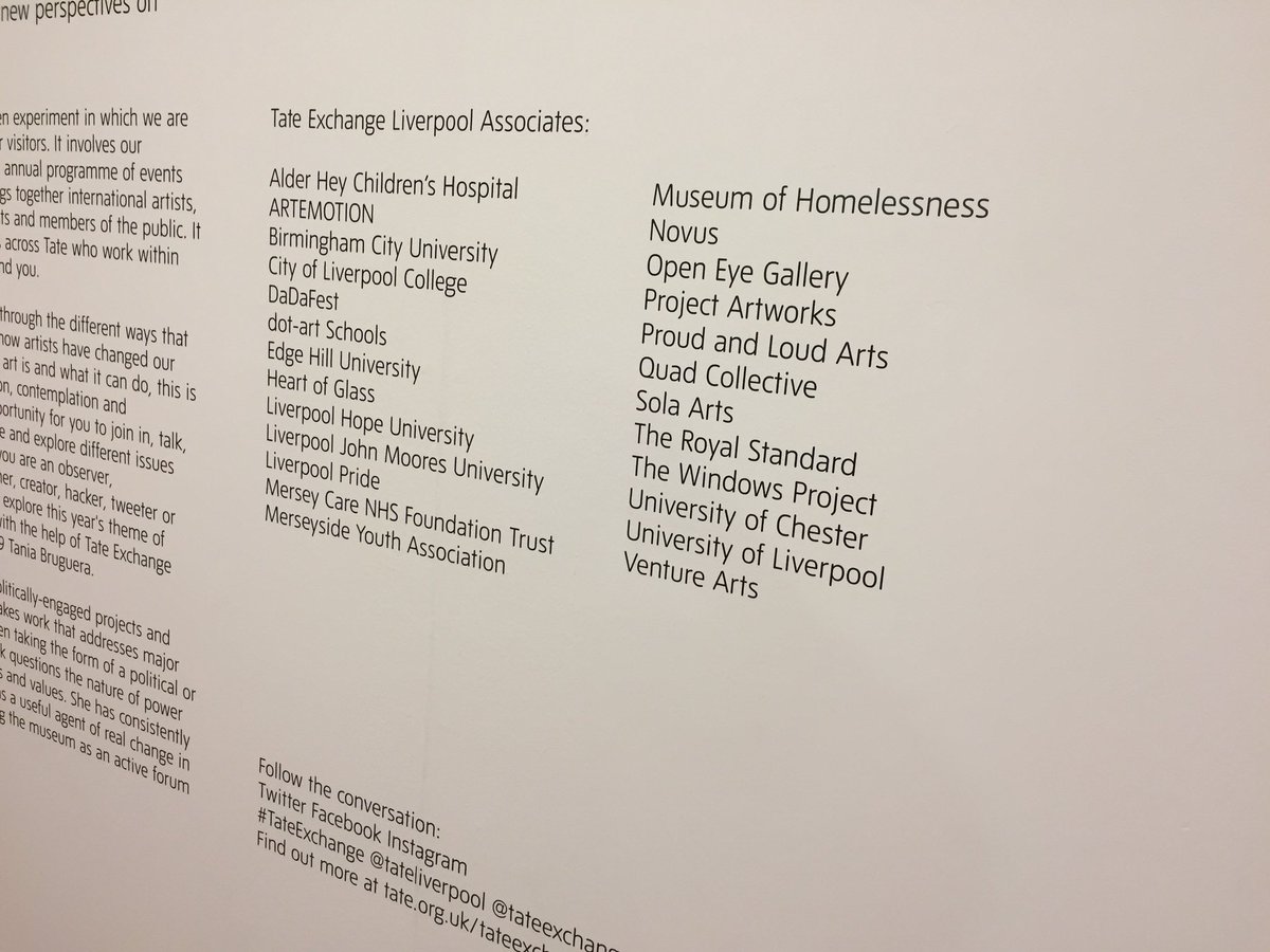 uncurbed_'s tweet photo. Soooooo we would now like to make a VERY EXCITING ANNOUNCEMENT @TateExchange @tateliverpool #TateExchange have officially made us Tate Exchange Associates!!!! https://t.co/tIMn3NogCt