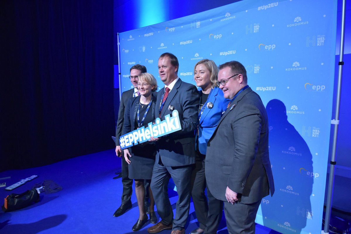 EPP's tweet photo. Are you attending today's 1st Day of the #EPPHelsinki Congress? Check out our flickr album - now online ➡️ https://t.co/PlWYOYA2tg #Up2EU https://t.co/B8FzwxT3Nh