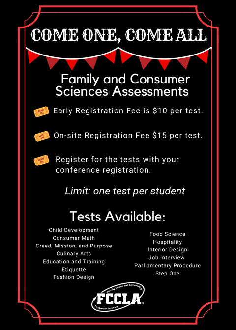 FCCLA members, consider participating in FCSAs at your region conference!