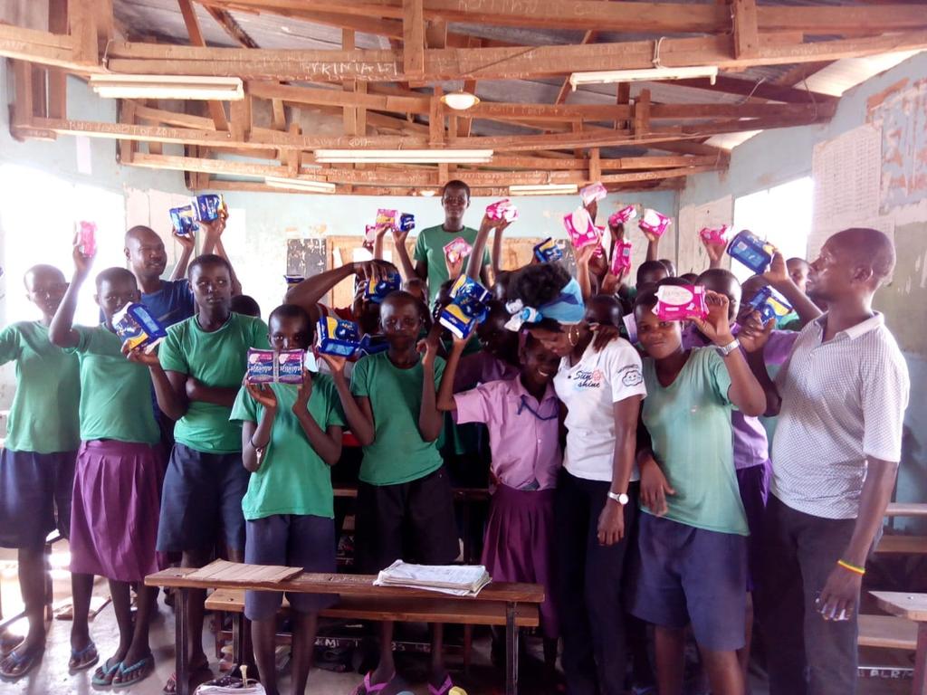 KicoboK's tweet photo. Distribution of sanitary pads in schools https://t.co/KbaUjjtzCv
