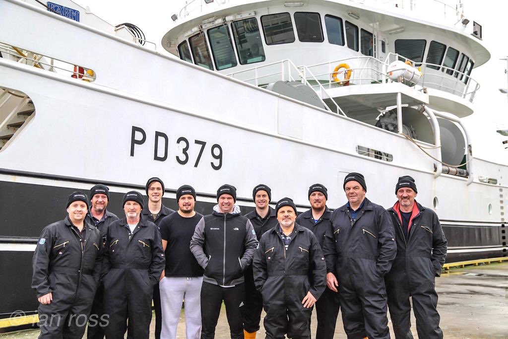 quantuspd379's tweet image. Class of 2018 #fishing #trawler #boat #mackerel #crew #peterhead