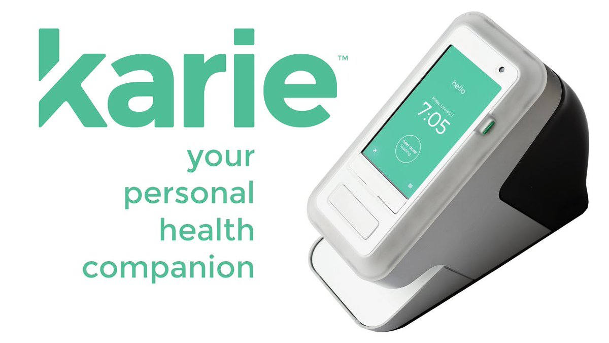 EM203BrandonK's tweet photo. Karie is a medication dispensing system that manages and monitors the daily medication schedule of you and your loved ones. https://t.co/Eg66jhxVFp