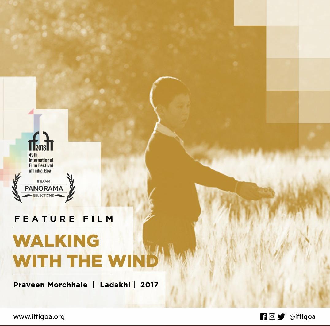A proud moment again, after 3 National Awards, 'Walking With The Wind' has been nominated for Indian Panorama at IFFI 2018 and the UNESCO Gandhi Award. #trippyturtleproductions #iffi2018 #WalkingWithTheWind @MannuDxb @TheAnuNarangg