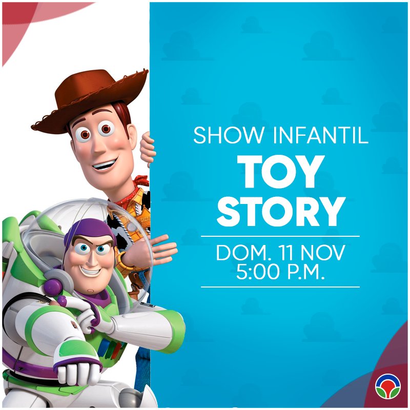 Lambramani's tweet photo. ¡Yo soy tu amigo fiel!🎤Woody y Buzz lightyear llenarán tu tarde de domingo de juegos, diversión y muchos premios 😄🎈 #ShowsLambramani #MuchoMásParaTi #ParqueLambramani https://t.co/eFkS2gMeQR