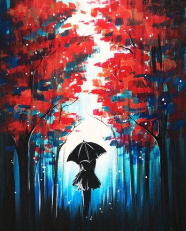 PaintNiteKC's tweet photo. Paint "Red forest Black Umbrella" ☂️ at the Big Rip Brewing Company 11/21! 30% off with code PaintKC
.
.
.
#paintnitekansascity #rainyday #fallcolors #umbrella #brightcolors #fallpainting #intothewild #forest #happytrees #fallleaves #forestmagic #kcmo #kcevents https://t.co/6HjllMlcLu