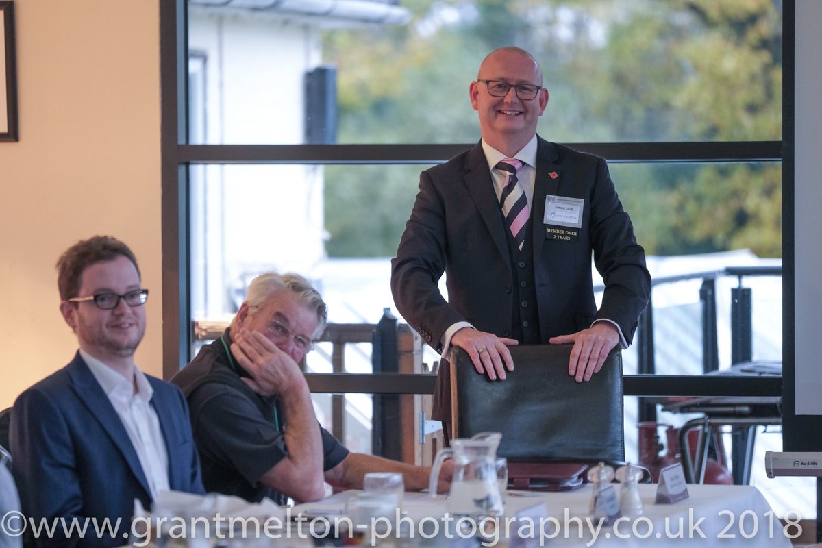 BNITunWells's tweet photo. One of the best feature presentations we've seen at @BNITunWells this morning from Simon Luck - @HostMyOffice With the help of Larry (Chris Tarrant) Hardcastle recreating Who Want's to be a Millionaire with questions on the benefits of Simon's business - https://t.co/93LBfiUa7U https://t.co/aWWT3myBGz