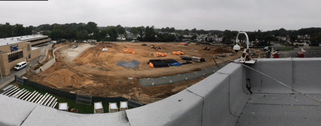 bbs_arch's tweet image. On your mark, get set, go! The running track and synthetic turf are under construction at Valley Stream Memorial Junior High School! @vsnspartans 
#athleticfielddesign #sitecivilengineering #k12design #educationaldesign #architecture #engineering
