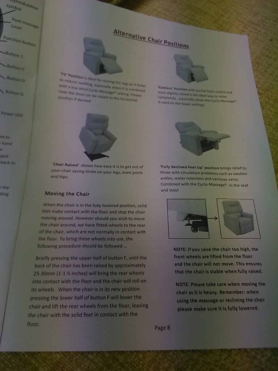 Rebuild Bury On Twitter Riser Recliner Massage Chair