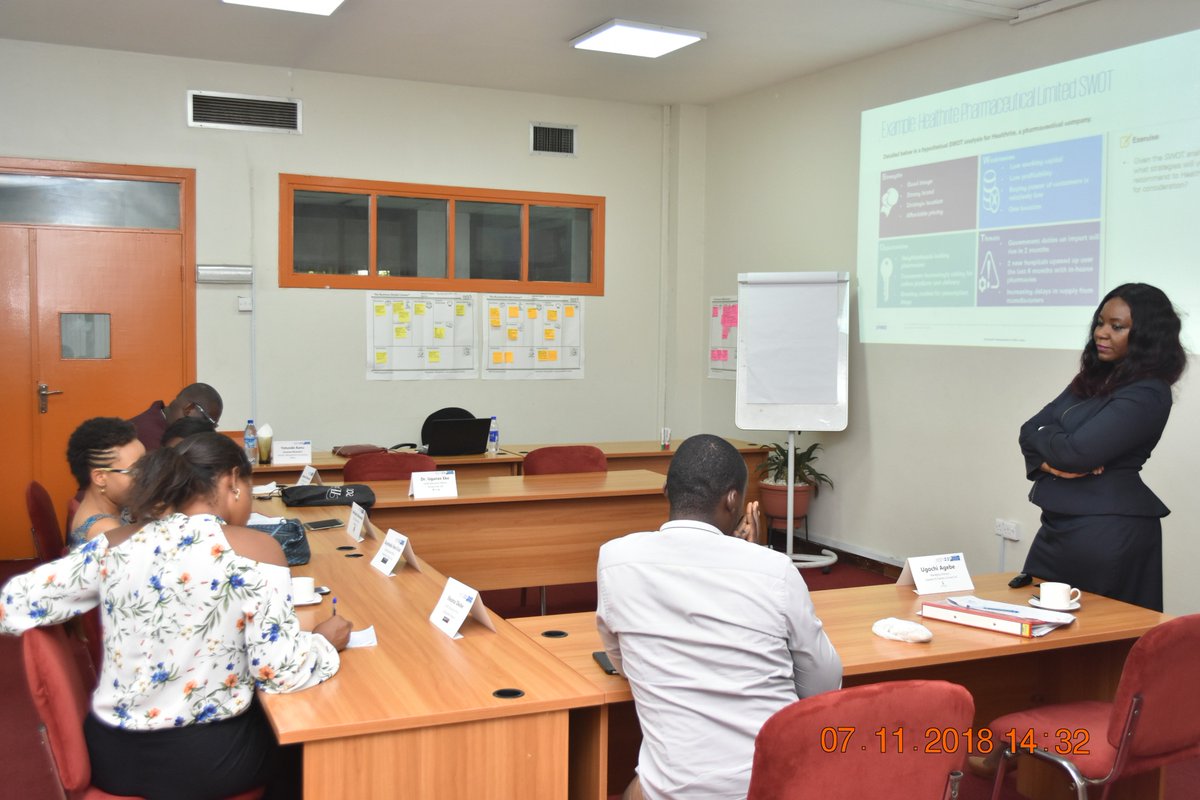 FATEFoundation's tweet photo. SWOT Analysis is a useful technique for understanding your Strengths & Weaknesses, & to identify the Opportunities & Threats. @YetundeKanu, Partner Magt Consulting, @KPMG_NG led #EEP23 session on “Identifying your SWOT & Developing a Strategic Implementation Plan & Budget today. https://t.co/Ownu5NWkp0