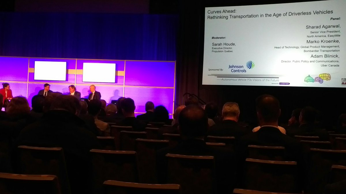 _RCCAO's tweet photo. More from #P32018: Adam Blinick of @Uber says we need to think about a vision for livable cities rather than accommodating certain types of vehicles (e.g., goals of shared mobility, active modes). Also, set up roads in anticipation of mix of traditional and AVs. #infrastructure https://t.co/sEMckQbhum
