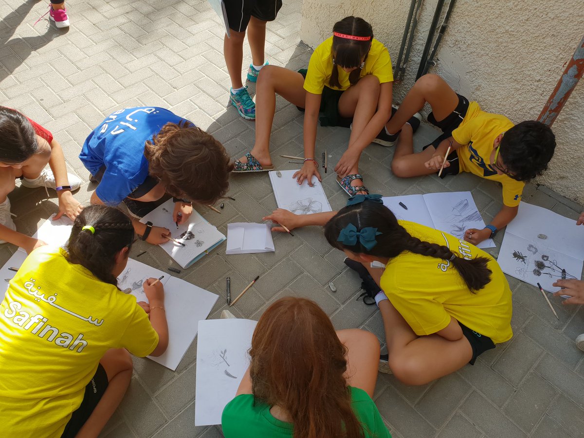 Grade 5 students were using their creativity and observational skills this week to sketch plants and bugs living amongst us at JBS.